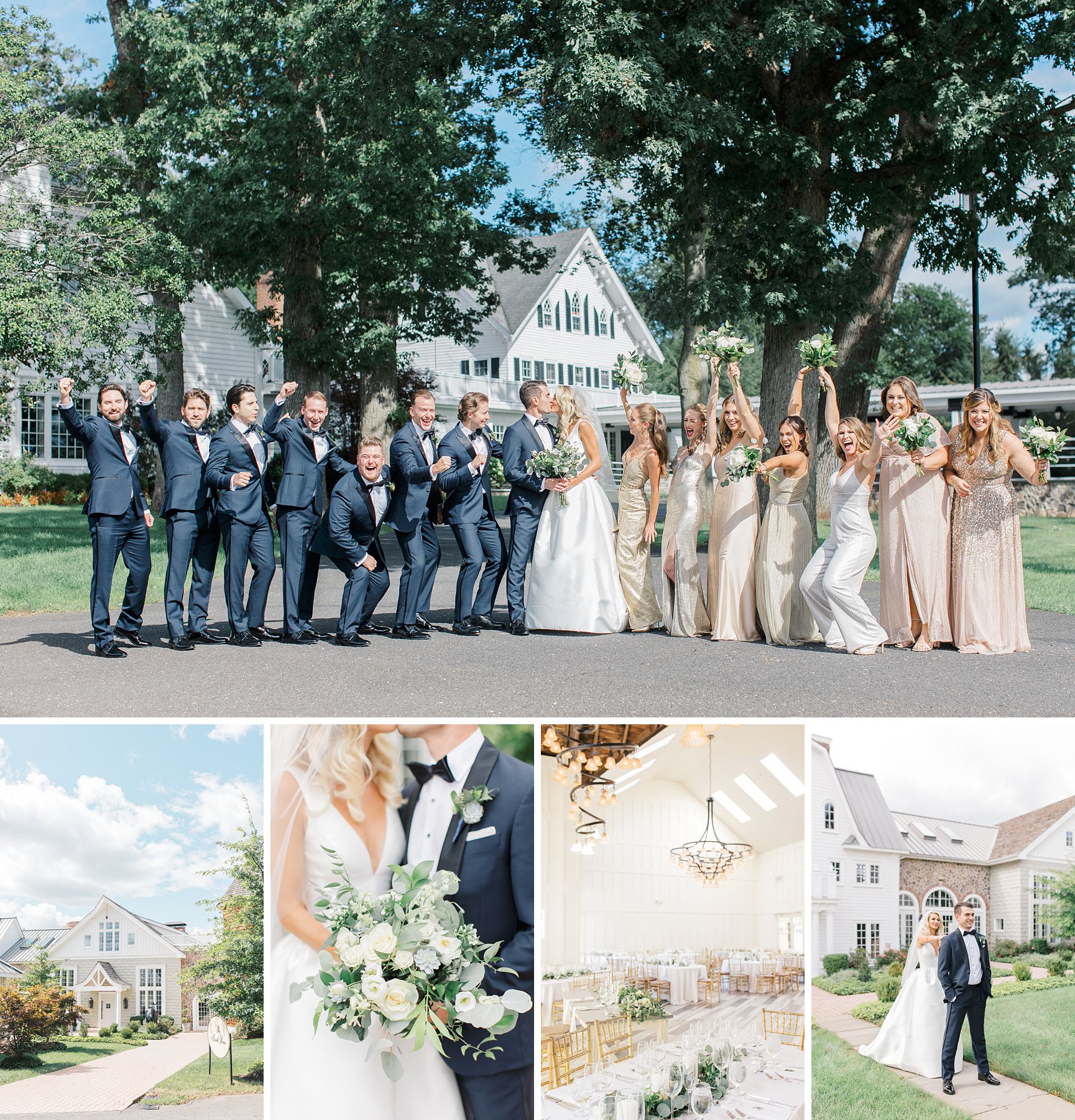 A Classic Summer Wedding at The Ryland Inn Coach House | Jill Sahner  Photography