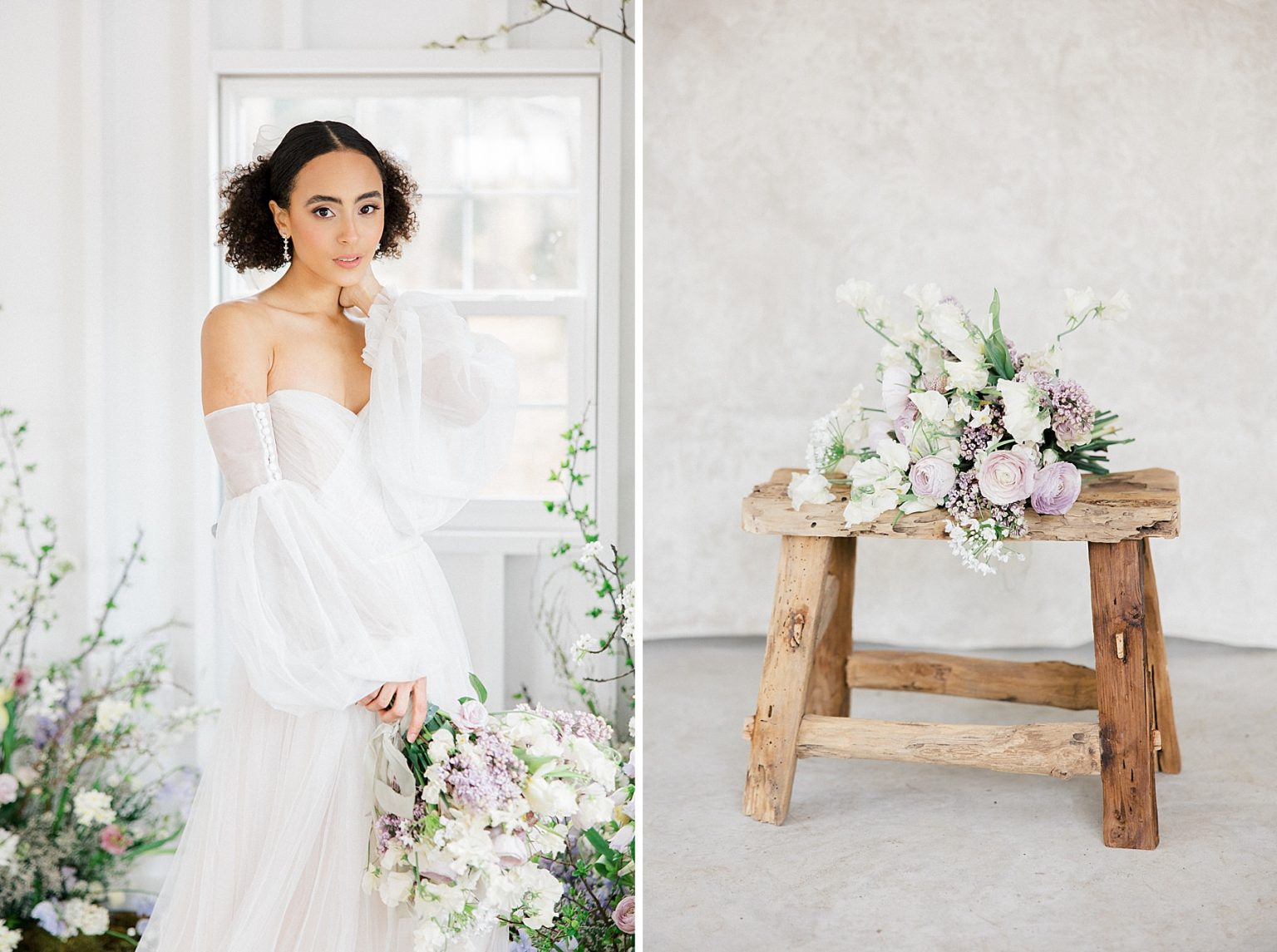 Romantic Floral Editorial at Blushing Fields Farm