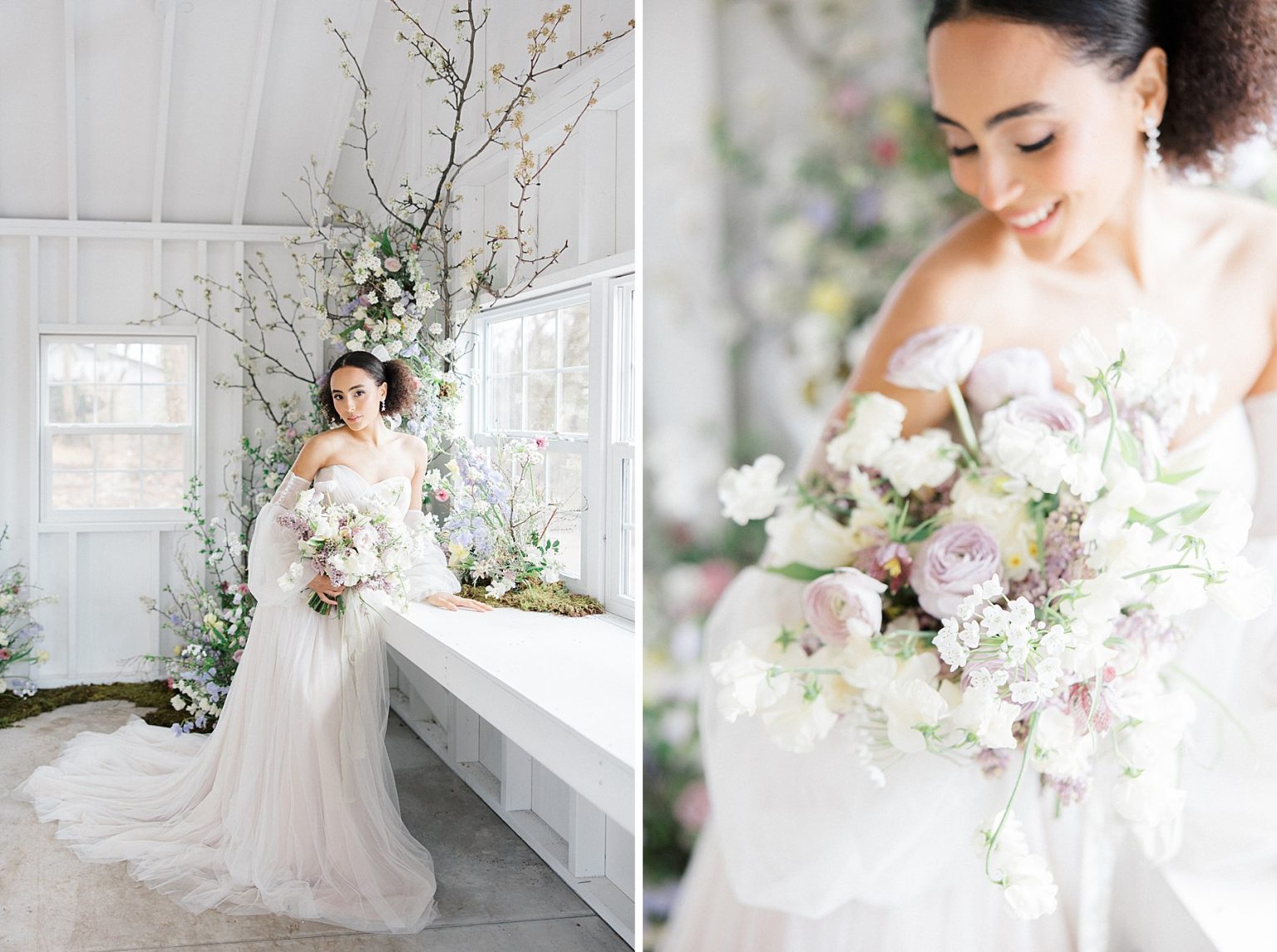 Romantic Floral Editorial at Blushing Fields Farm