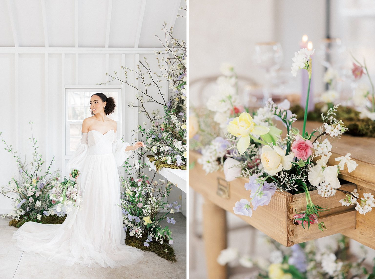 Romantic Floral Editorial at Blushing Fields Farm