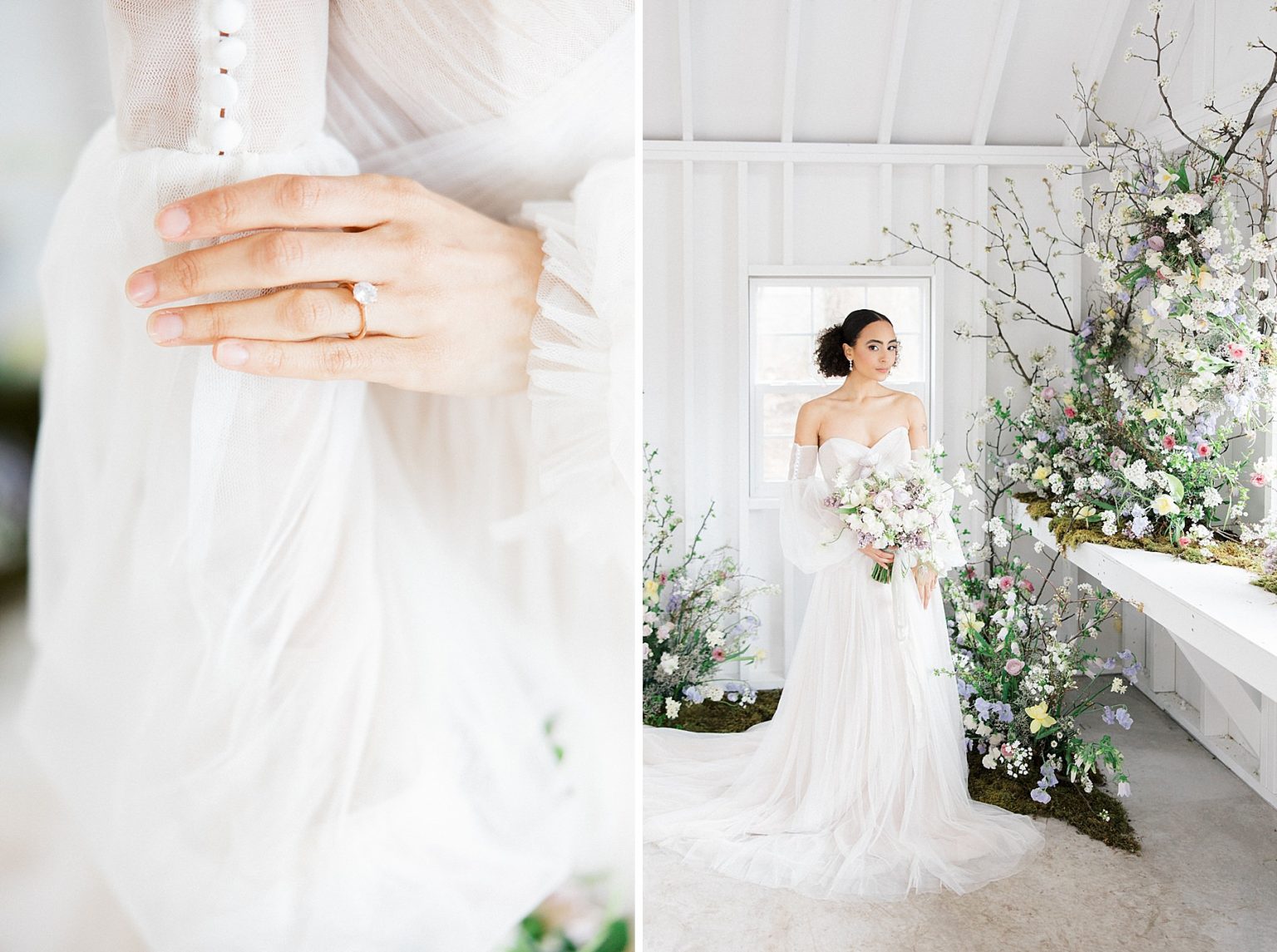 Romantic Floral Editorial at Blushing Fields Farm
